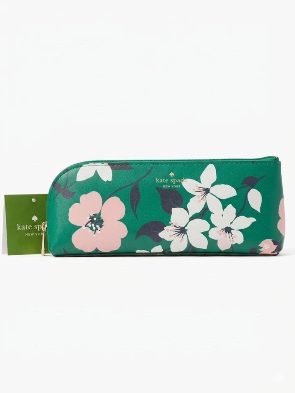 kate spade Green Floral Cosmetic Zip Pouch - Picture 11 of 11